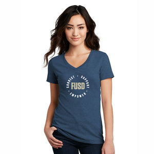 Connect-Support-Empower Blend Ladies Tee