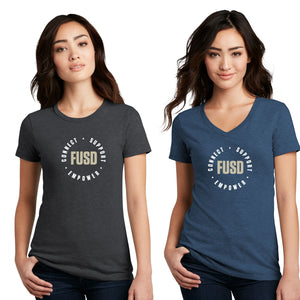 Connect-Support-Empower Blend Ladies Tee