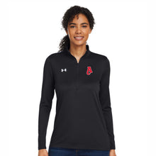 Load image into Gallery viewer, Women&#39;s Under Armour Half Zip with Athletic A embroidered
