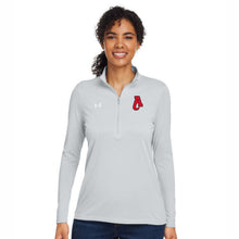 Load image into Gallery viewer, Women&#39;s Under Armour Half Zip with Athletic A embroidered
